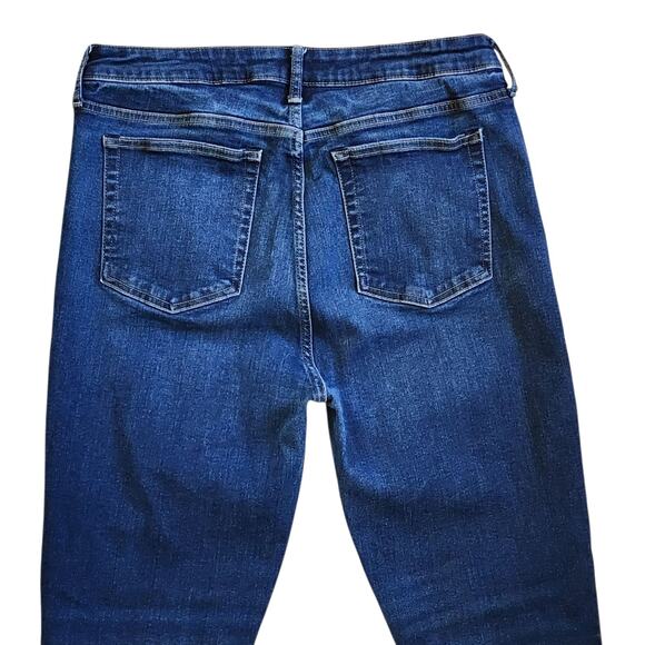 Free Assembly Womens High Rise Skinny Jeans Size 16 Dark Blue Stretch - Picture 9 of 10